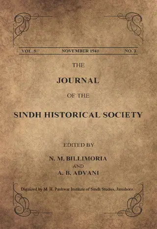 The Journal of the Sindh Historical Society (Volume 5, Number 3, 1941)