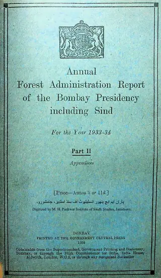 Annual Forest Administration Report of the Bombay Presidency Including Sindh, 1933-34 (Part II)