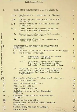 Curriculum Development And Evaluation