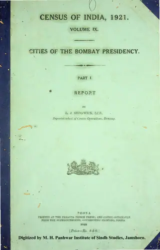 Census of India 1921 (Volume 9, Part 1, 1922)