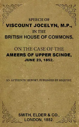 Speech In The British House Of Commons