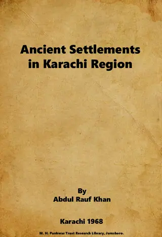 Ancient Settlements In Karachi Region