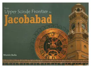 फ्रॉम अपर सिंध सिंध फ्रंटियर टू जैकबाबाद