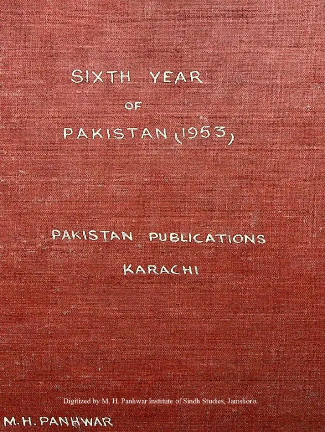 Sixth Year of Pakistan