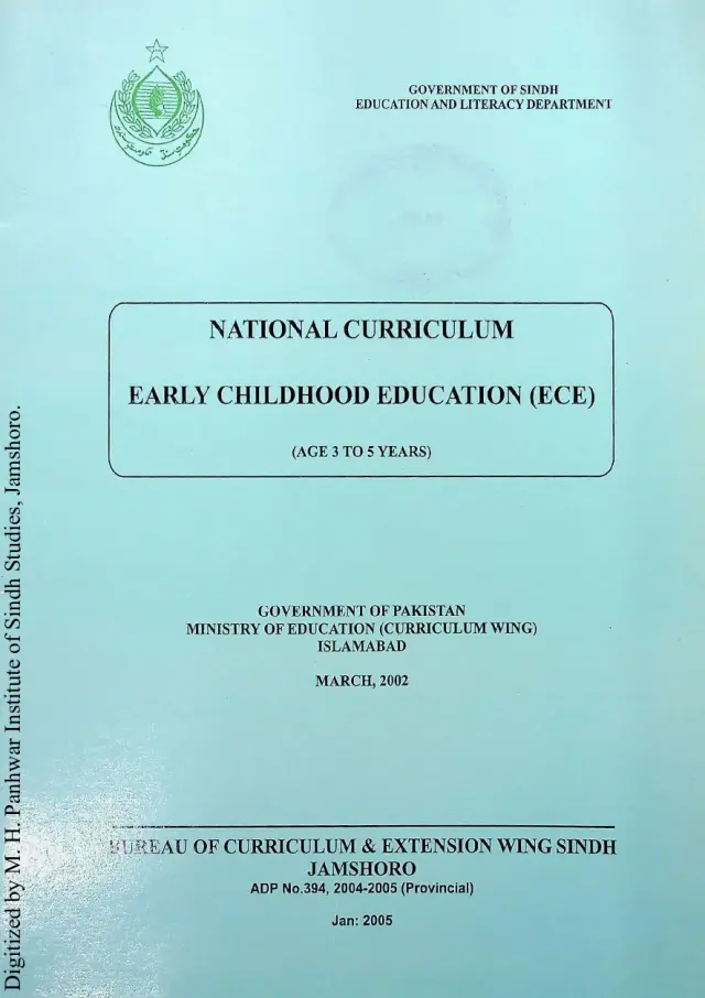 National Curriculum Early Childhood Education